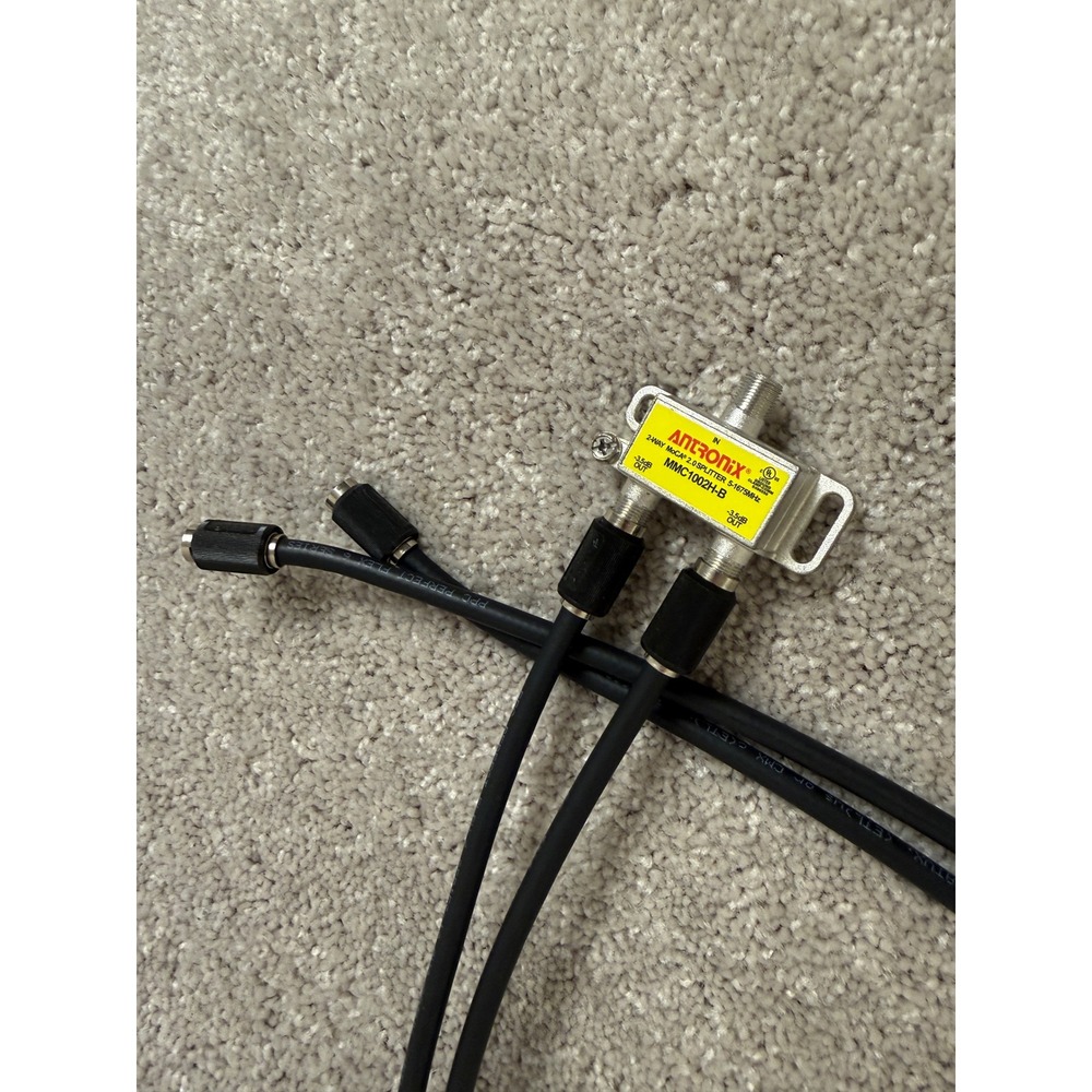 Antronix MMC1002H-B 2 Way MoCA 2.0 Splitter 5 1675MHz F Connector NOT tested